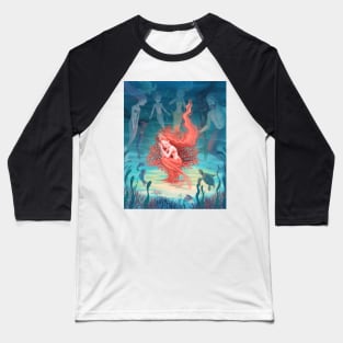 Living Coral Baseball T-Shirt